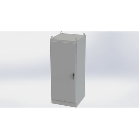 Saginaw Control & Engineering 3 Point Latch with Padlock/Keylock Handle Electrical Enclosures, 90 in H, 36 in D, 36 in W SCE-903636FSDA